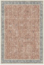 RUGGABLE Celestine Washable Rug - Vintage Area Rug for Living Room, Bedroom, Kitchen & Dorm Room - Pet & Child Friendly - Stain & Water Resistant - Soft & Durable, Coral 6'X9' (Standard Pad)