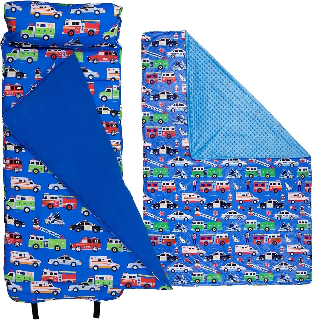Wildkin Plush Blanket Bundle with Original Nap Mat (Heroes)