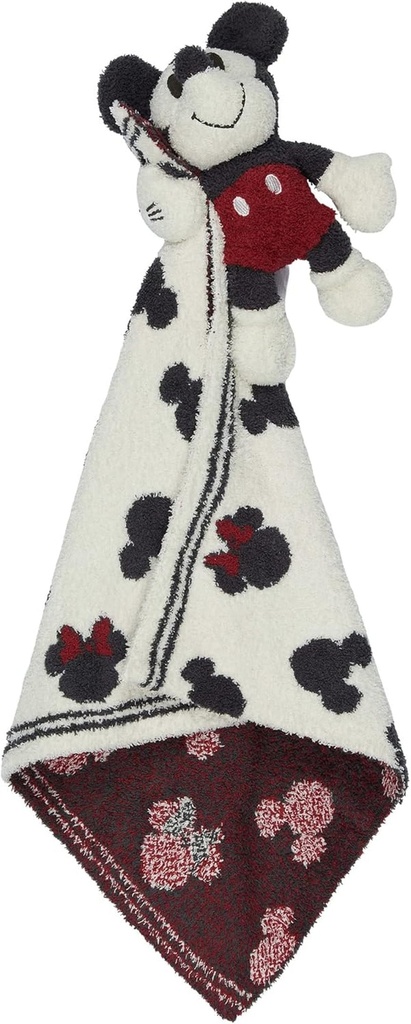 Barefoot Dreams Cozychic Disney Classic Mickey Mouse Blanket Buddie, Cream Multi, One Size