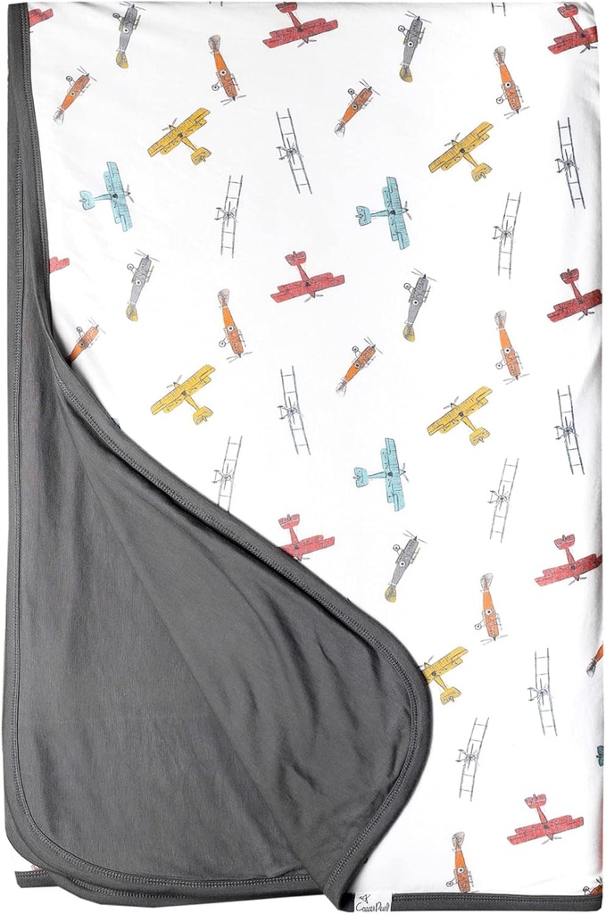 Copper Pearl Jumbo 3-Layer Baby Blanket: Soft Baby Quilts for Boys and Girls | Breathable, Cozy, Toddler Blanket | Baby Quilt for Newborns | 46X46 Premium Polyester/Rayon | Ace