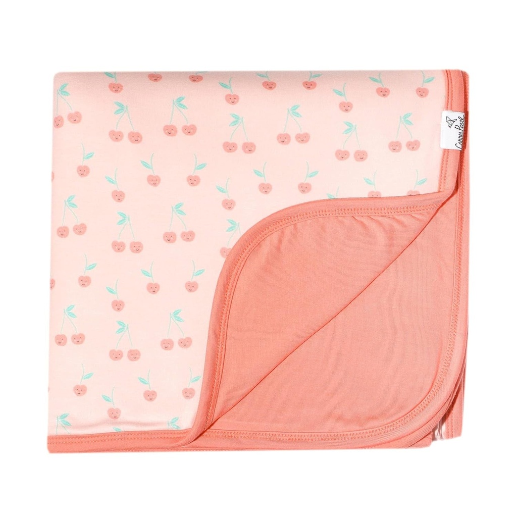 Copper Pearl Three-Layer Baby Blanket: Soft Baby Quilts for Boys and Girls | Breathable, Cozy, Toddler Blanket | Baby Quilt for Newborns | 46X46 Premium Polyester/Rayon | Cheery