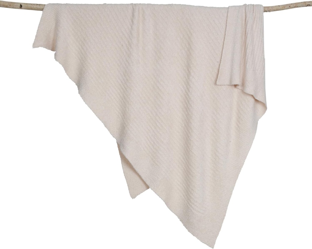 Barefoot Dreams Kids Unisex Cozychic® Lite Ribbed Baby Blanket Pink One Size