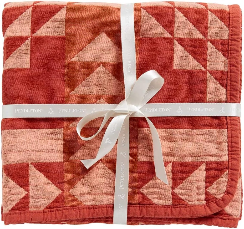 Pendleton Cotton Woven Baby Blanket Smith Rock Clay