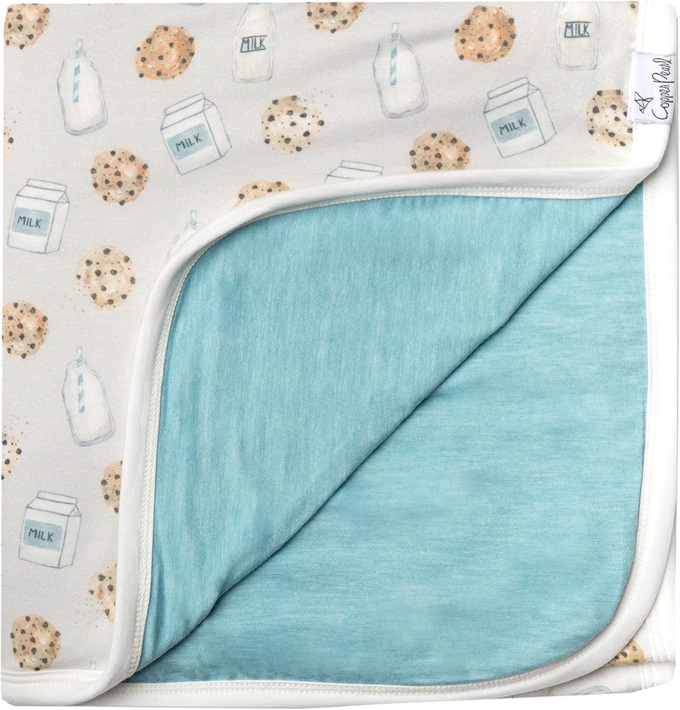 Copper Pearl Three-Layer Baby Blanket: Soft Baby Quilts for Boys and Girls | Breathable, Cozy, Toddler Blanket | Baby Quilt for Newborns | 46X46 Premium Polyester/Rayon | Chip