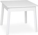 Melissa & Doug Wooden Square Table (White) - Kids Table, Children'S Furniture, Play Table for Kids Crafts, Kids Activity Table