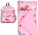 Wildkin 12 Inch Backpack Bundle with Microfiber Nap Mat (Horses)