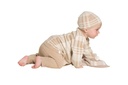Barefoot Dreams Cozychic Ultra Lite Plaid Baby Bundle, 4 Pcs, Cream, 12-18M