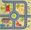 SAFAVIEH Kids Playhouse Collection Area Rug - 5' Square, Light Green & Dark Grey, Non-Shedding Machine Washable & Slip Resistant Ideal for High Traffic Areas for Boys & Girls in Playroom (KPH232Y)