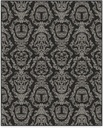 RUGGABLE Star Wars Washable Rug - Stain & Water Resistant Area Rug for Living Room, Bedroom, Kitchen & Dorm Room - Durable, Child & Pet Friendly - Dark Side Damask Black 8'X10' (Standard Pad)