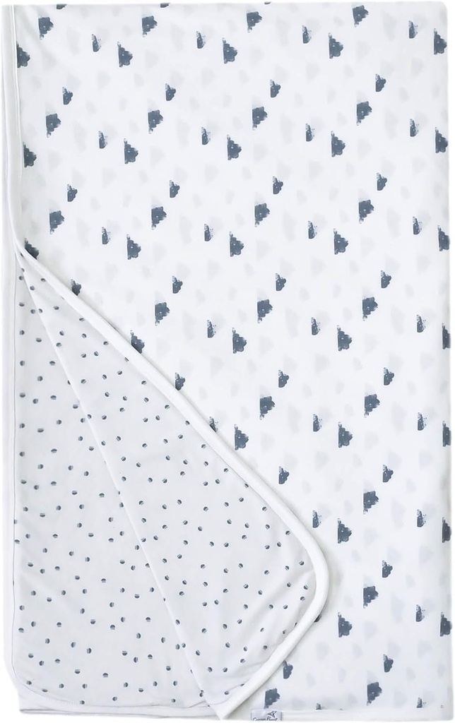 Copper Pearl Jumbo 3-Layer Baby Blanket: Soft Baby Quilts for Boys and Girls | Breathable, Cozy, Toddler Blanket | Baby Quilt for Newborns | 46X46 Premium Polyester/Rayon | Dream