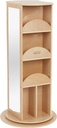 Ecr4Kids Rotating Dress-Up Carousel, Costume Organizer, Natural