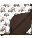Copper Pearl Three-Layer Baby Blanket: Soft Baby Quilts for Boys and Girls | Breathable, Cozy, Toddler Blanket | Baby Quilt for Newborns | 46X46 Premium Polyester/Rayon | Bison