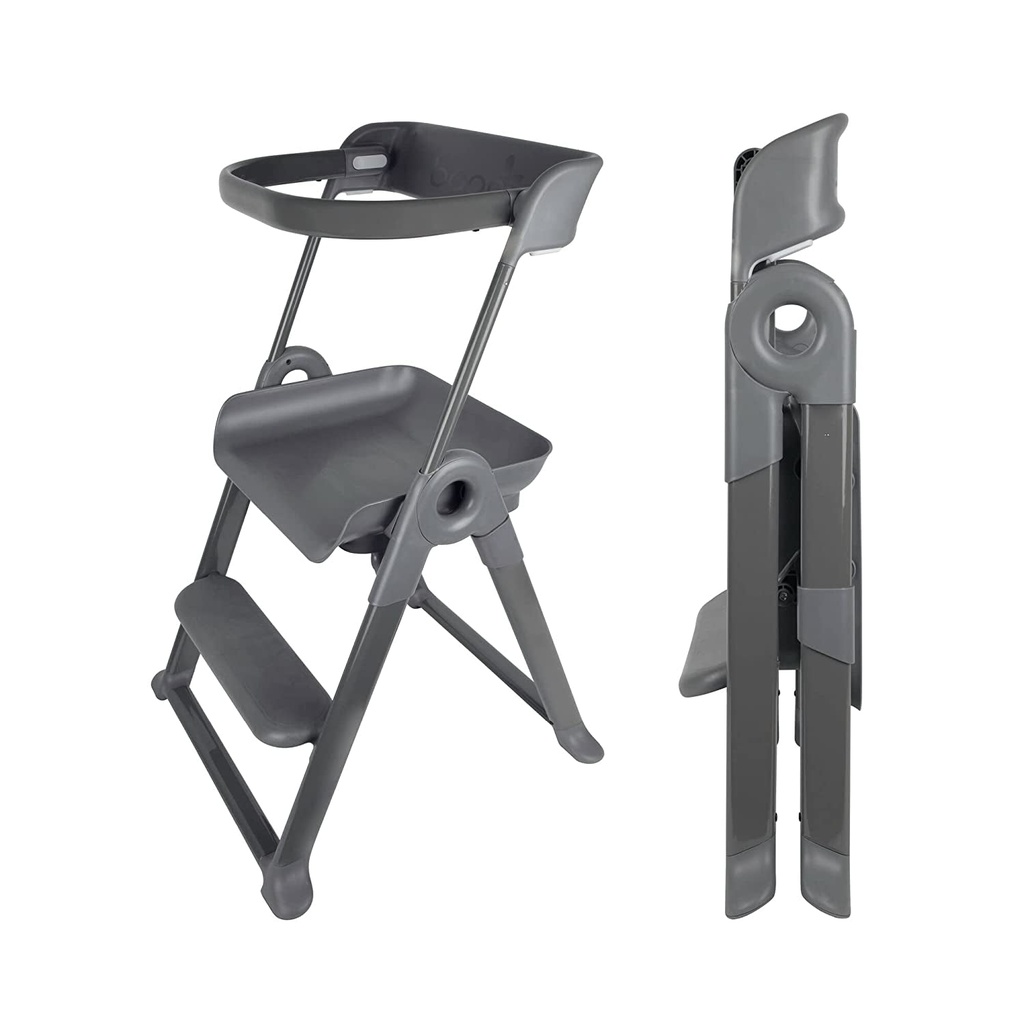 Boon Pivot Toddler Tower - Folding Toddler Step Stool - Montessori Kitchen Stool for Learning and Cooking - 21.75 L X 22.75 W X 34.75 H - Ages 18 Months to 4 Years