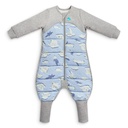 Love to Dream Extra Warm Toddler Sleep Suit (4T), Super Soft Temp Regulating Sleeping Sack, 3.5TOG Warm Wearable Blanket, Blue