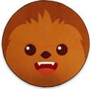 Star Wars Chewbacca 52-Inch round Printed Area Rug | Indoor Floor Mat, Accent Rugs for Living Room and Bedroom, Home Decor for Kids Playroom | Movie Gifts and Collectibles