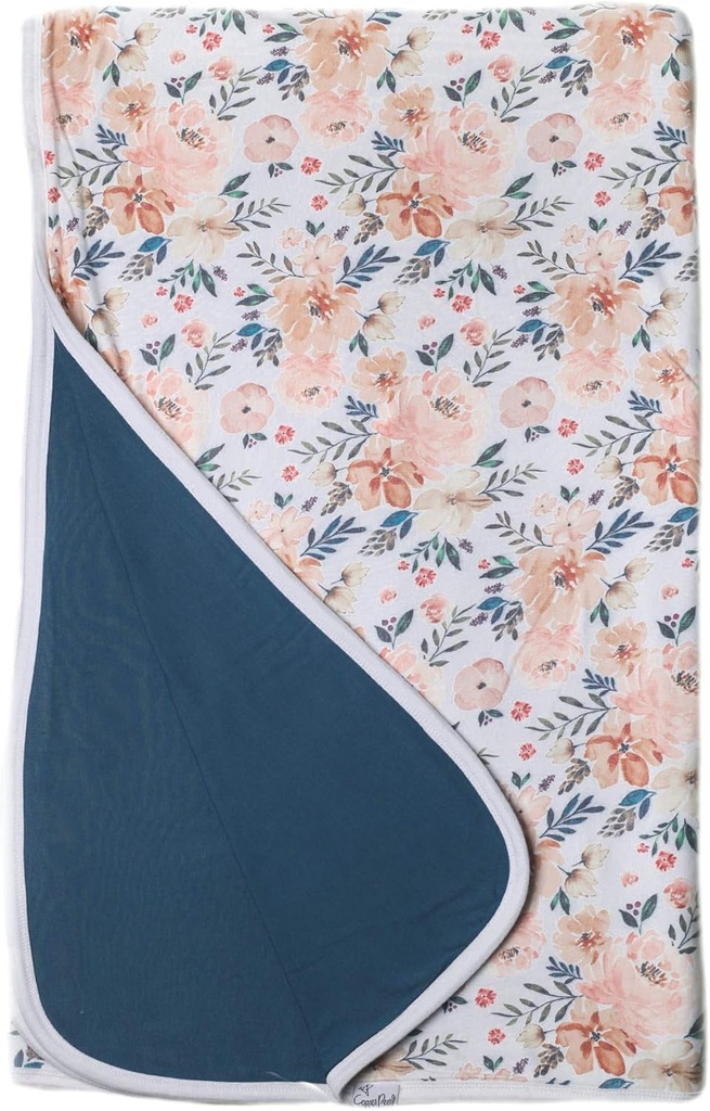 Copper Pearl Jumbo 3-Layer Baby Blanket: Soft Baby Quilts for Boys and Girls | Breathable, Cozy, Toddler Blanket | Baby Quilt for Newborns | 46X46 Premium Polyester/Rayon | Autumn