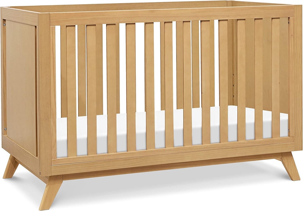 Davinci Otto 3-In-1 Convertible Crib in Honey, Greenguard Gold Certified