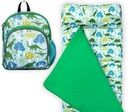 Wildkin 12 Inch Backpack Bundle with Original Nap Mat (Dinomite Dinosaurs)