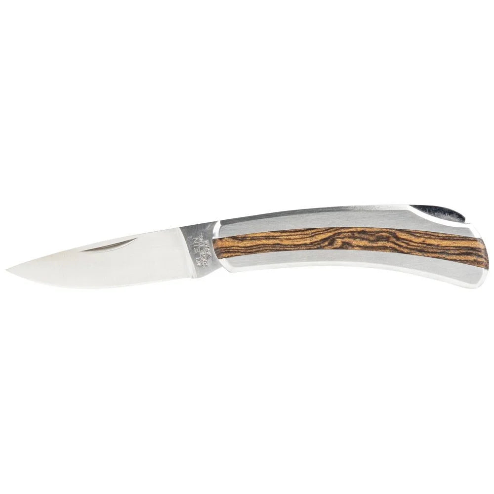 Klein Tools 44033 2-1/4 In. Drop Point Blade, Stainless Steel Pocket Knife