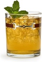 Two'S Company Just a Bit Set of 4 Double Old Fashion Glasses in Gift Box