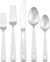 Hampton Forge Cabriole 18/10 5Pc Place Setting, 1.00 LB, Metallic