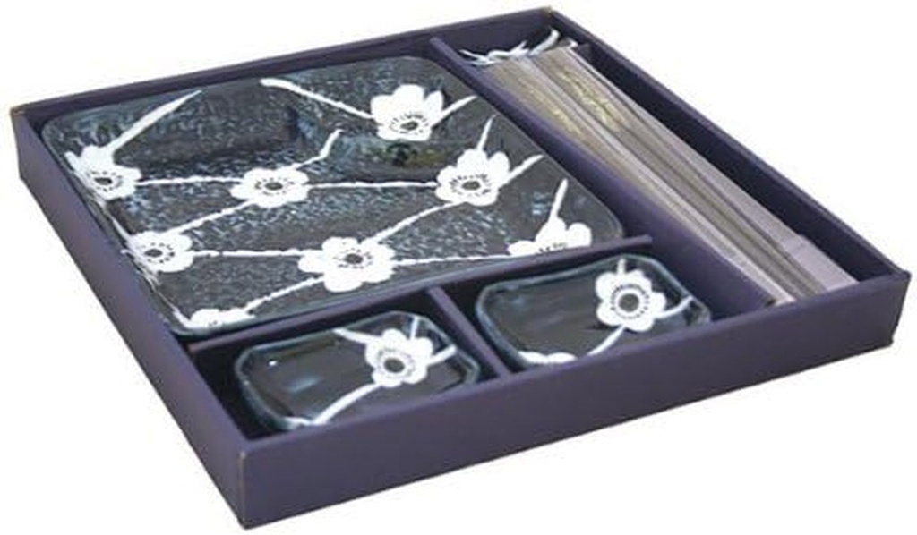Asian Home Contemporary Dinnerware 7 PCS Sushi Dinner Set