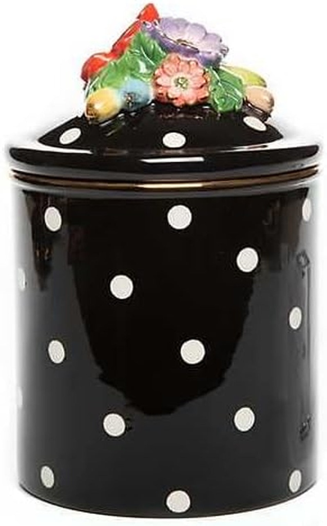 MACKENZIE-CHILDS Floradot Canister Small