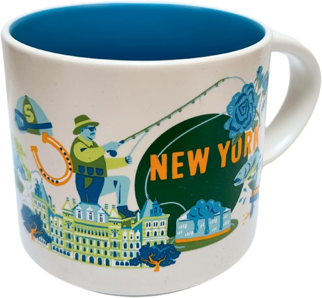 Starbucks Discovery Series New York State Ceramic Mug, 14 Oz