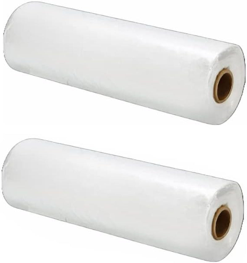 Ecoquality 18" X 24" Plastic Produce Bags on a Roll 250 Bags/Roll - Food Storage Bags, Clear Plastic Bags for Vegetables, Food, Fruits, Bread, Pet Waste Bags, Grocery Bags, Supermarket Bags (4)