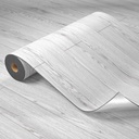 Homease PVC Peel and Stick Vinyl Flooring Roll 23"X 196"/32 Sq.Ft,Thicken Self-Adhesive Vinyl Wood Planks - Waterproof, Wear-Resistant,Easy DIY Install - White Washed