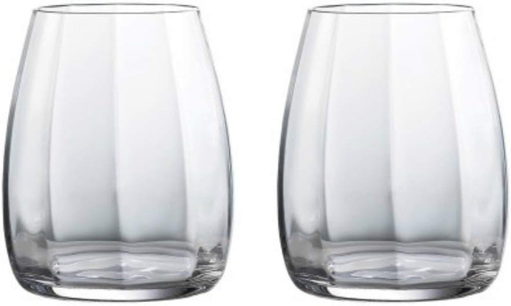 Waterford Crystal Elegance Optic Tumbler, Set of 2, 17 Oz