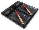 Contemporary Dinnerware 8 PCS Sushi Dinner Set for Two in Gift Box