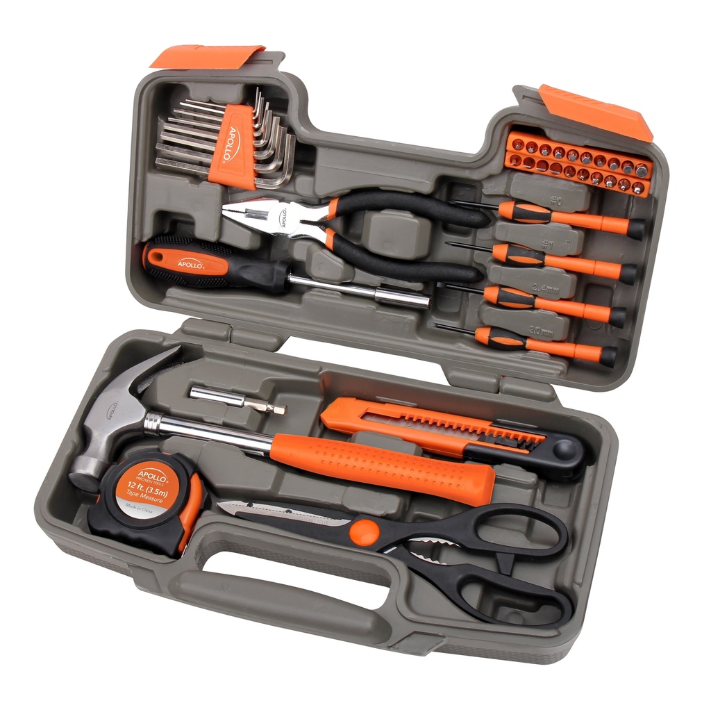 Apollo Tools DT9706-OR 39 Piece General Tool Kit Orange
