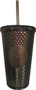 STARBUCKS Limited Edition 16Oz Bling Charcoal Studded Tumbler