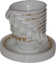 SET of 8 - Vintage 1970'S Corelle Corning Ware Butterfly Gold Cups & Saucers