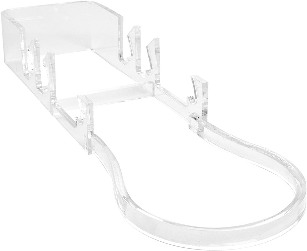 Clear Acrylic 5 Piece Dinnerware/China/Place Setting with a Bowl Display Stand (Item #769)