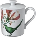 Villeroy & Boch Avarua Gifts Mug with Lid, 8.75 Oz, White/Multicolored