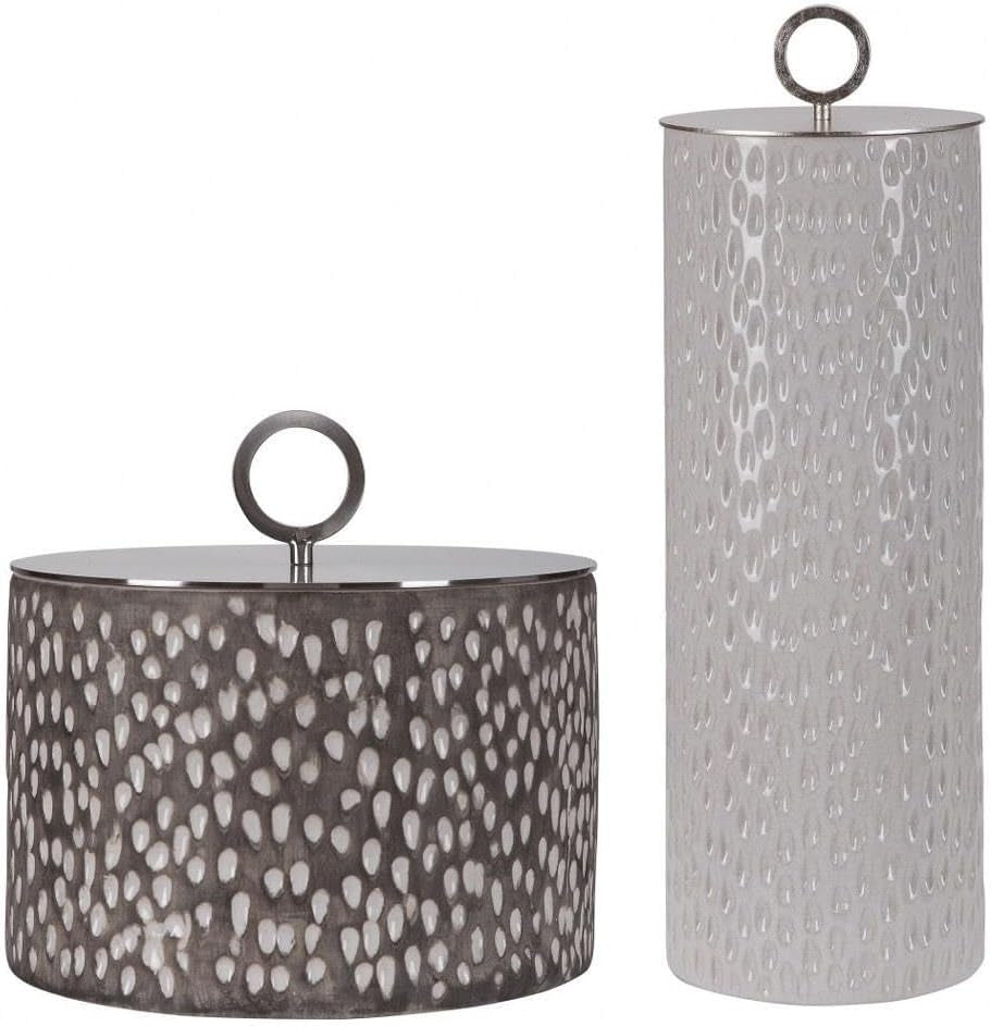 Cyprien - 19.25 Inch Container (Set of 2) - 6 Inches Wide by 6 Inches Deep