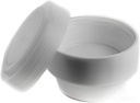 Ecoquality Meal Prep Containers [300 Pack] White round Bowls with Lids, Food Storage Bento Box, Microwavable,Premium,Stir Fry | Lunch Boxes | BPA Free | Freezer/Dishwasher Safe | Disposable (16 Oz)
