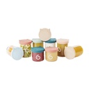 Babymoov Glass Food Storage Containers - Ultra-Durable & Recyclable Borosilicate Glass Jars with Leak Proof Silicone Lids (Set of 9 Glass Container with Lids)