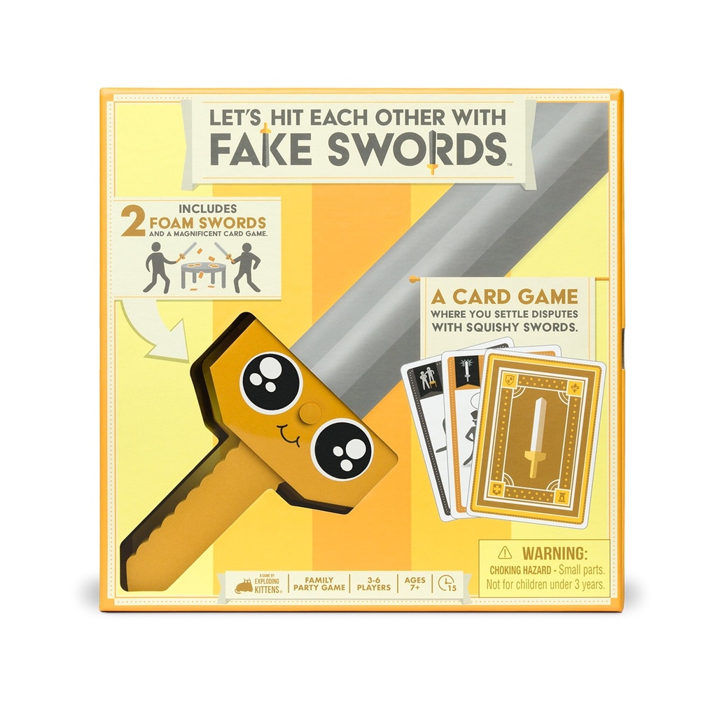 Let'S Hit Each Other with Fake Swords Party Game from Exploding Kittens