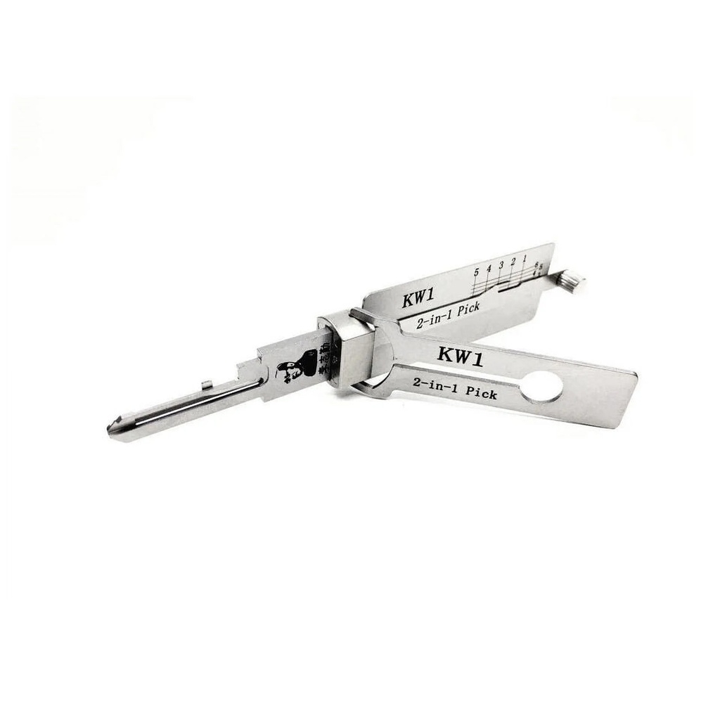 Original 2 in 1 Lishi Tool SC1 / SC4 / KW1 / KW5 / AM5 / M1MS2 / BE2-6 / BE2-7