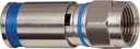 Klein Tools VDV812-623 Weatherproof F Compression Connectors, Satellite Provider Approval and Dual O-Rings to Seal Out Moisture, 10-Pack
