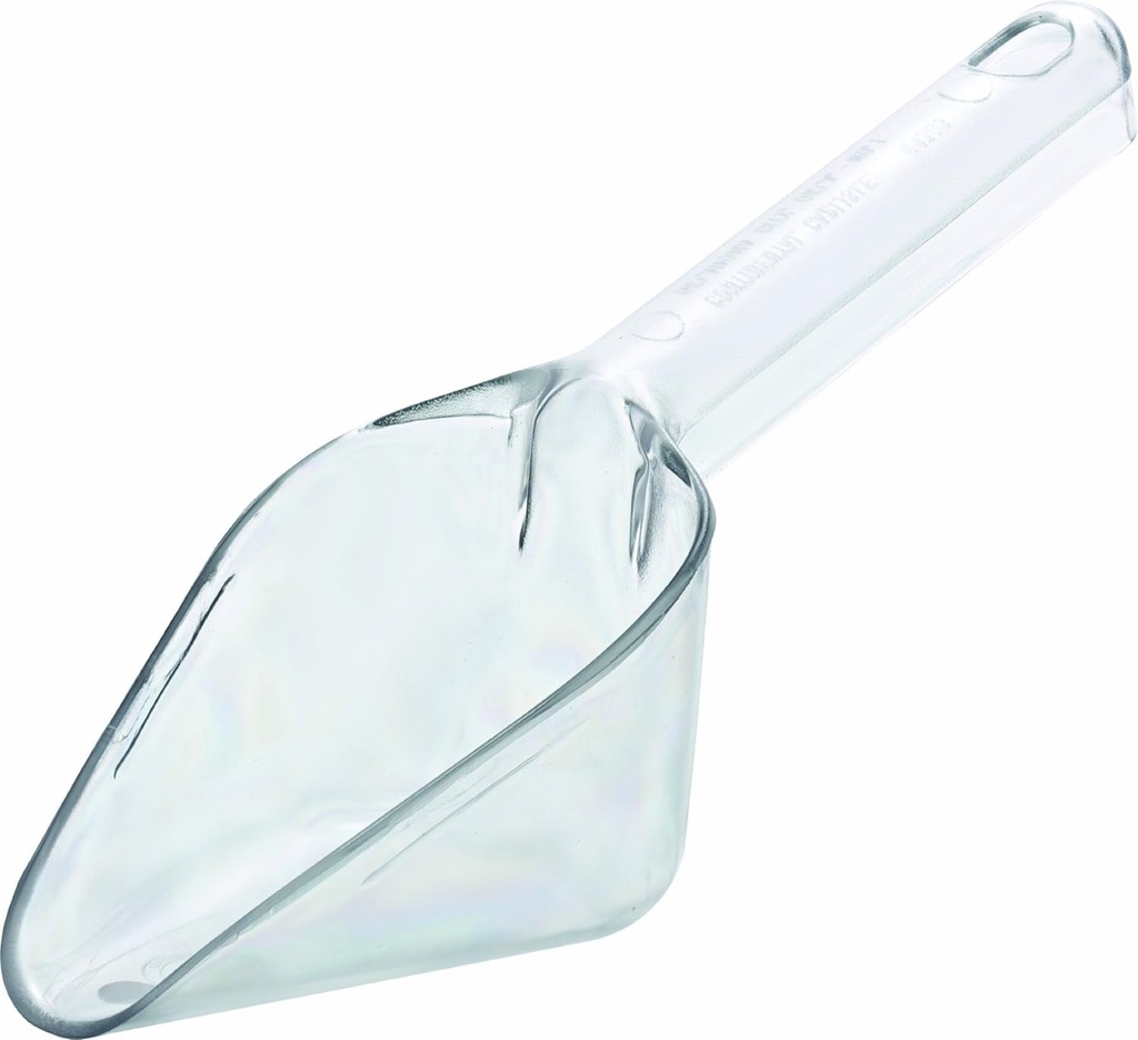 Carlisle Foodservice Products CFS 430607 Polycarbonate Scoop, 6 Oz Capacity, Clear (Case of 12)