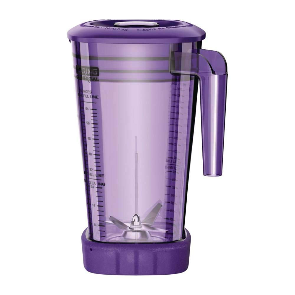Waring Commercial CAC95-10 64 Oz Purple Copolyester Container Complete. Container Is Stackable for Convenient Spacesaving Storage.