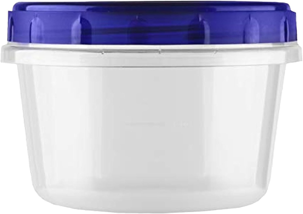 [240 PACK] 16 Oz Twist Top Storage Deli Containers - Airtight Reusable Plastic Food Storage Canisters with Twist & Seal Lids, Leak-Proof - Meal Prep, Lunch, Togo, Stackable, Bpa-Free Snack Containers