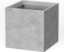Kante 12 Inch Square Concrete Planter for Outdoor Indoor Home Patio Garden, Larg