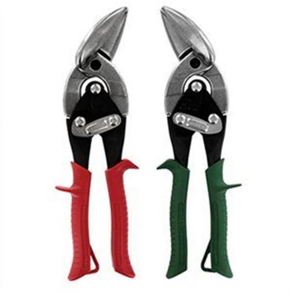 Midwest Snips Mwt-6510C 2-Piece Offset Aviation Snip Set - Left and Right Tool Nippers