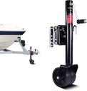 2000Lbs Trailer Jack with Wheel, Heavy Duty Swivel Boat Trailer Jack, 12" Lift,