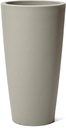 Step2 Tremont Tall round Planter Pot, Concrete – Large Planter for Outdoor/Indoo